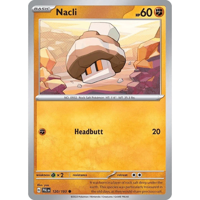 Nacli - Paldea Evolved (Common) [PAL-120] English / Near Mint / Normal