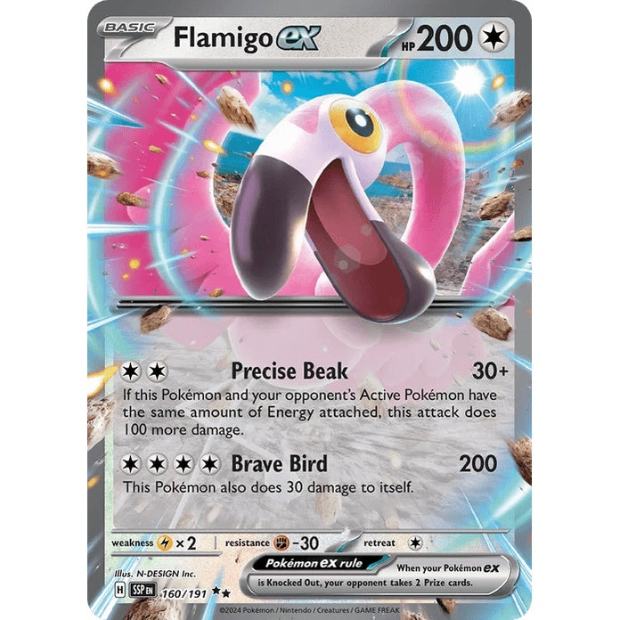 Flamigo ex - Surging Sparks (Double Rare) [SSP-160] English / Near Mint / Normal