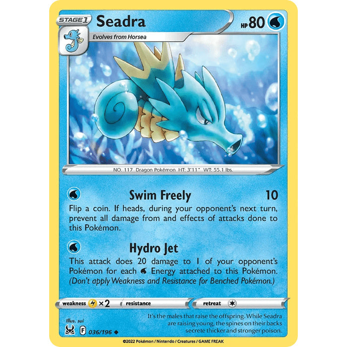Seadra - Lost Origin (Uncommon) [LOR-36] English / Near Mint / Normal
