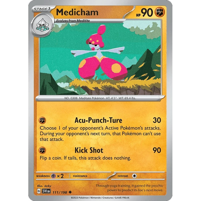 Medicham - Scarlet & Violet (Uncommon) [SVI-111] English / Near Mint / Normal
