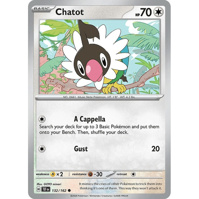 Chatot - Temporal Forces (Common) [TEF-132] English / Near Mint / Normal