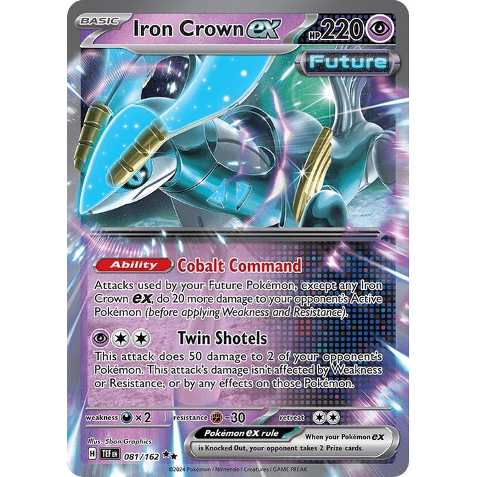 Iron Crown ex - Temporal Forces (Double Rare) [TEF-81] English / Near Mint / Normal