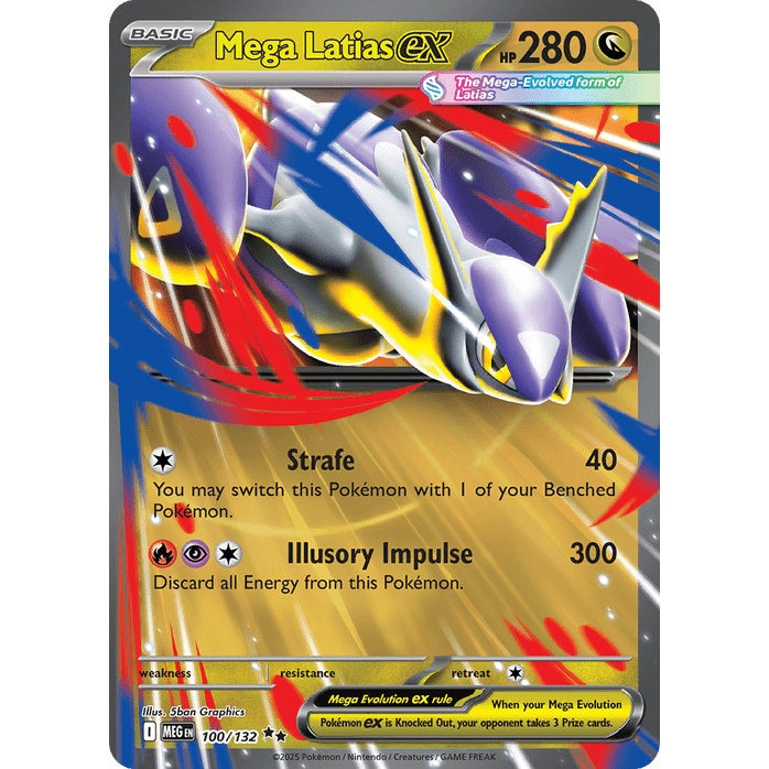 Mega Latias ex - Mega Evolution (Double Rare) [MEG-100] English / Near Mint / Normal