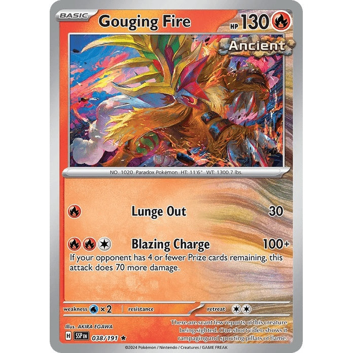 Gouging Fire - Surging Sparks (Rare) [SSP-38] English / Near Mint / Normal