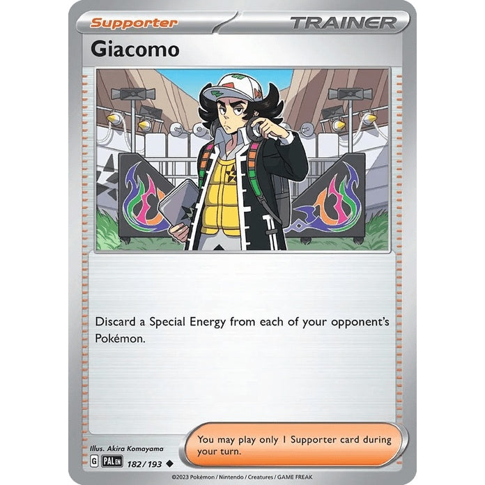 Giacomo - Paldea Evolved (Uncommon) [PAL-182] English / Near Mint / Normal