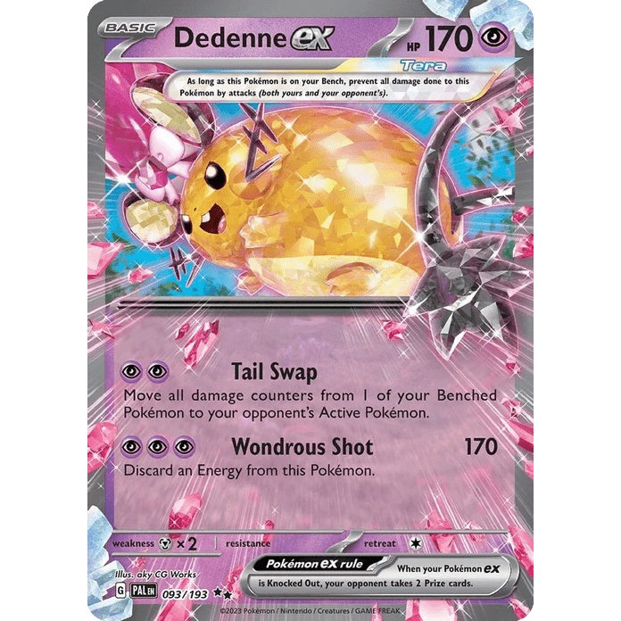 Dedenne ex - Paldea Evolved (Double Rare) [PAL-93] English / Near Mint / Normal