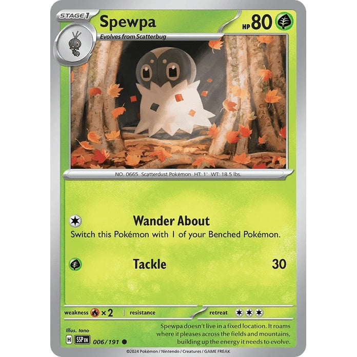 Spewpa - Surging Sparks (Common) [SSP-6] English / Near Mint / Normal