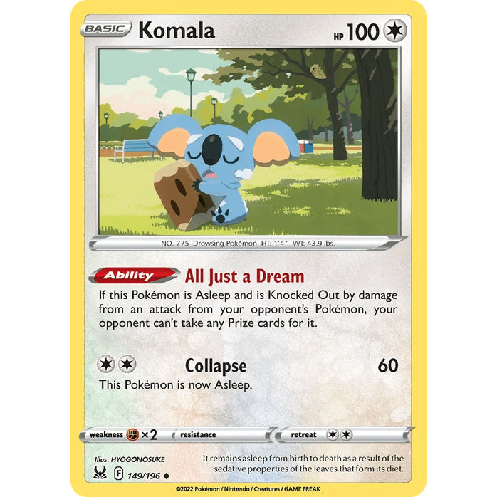 Komala - Lost Origin (Uncommon) [LOR-149] English / Near Mint / Normal