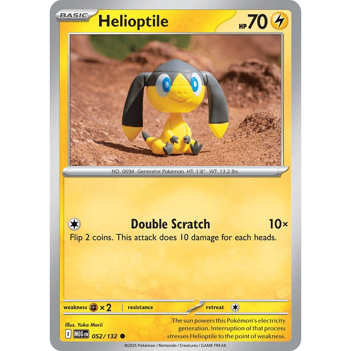 Helioptile - Mega Evolution (Common) [MEG-52] English / Near Mint / Normal