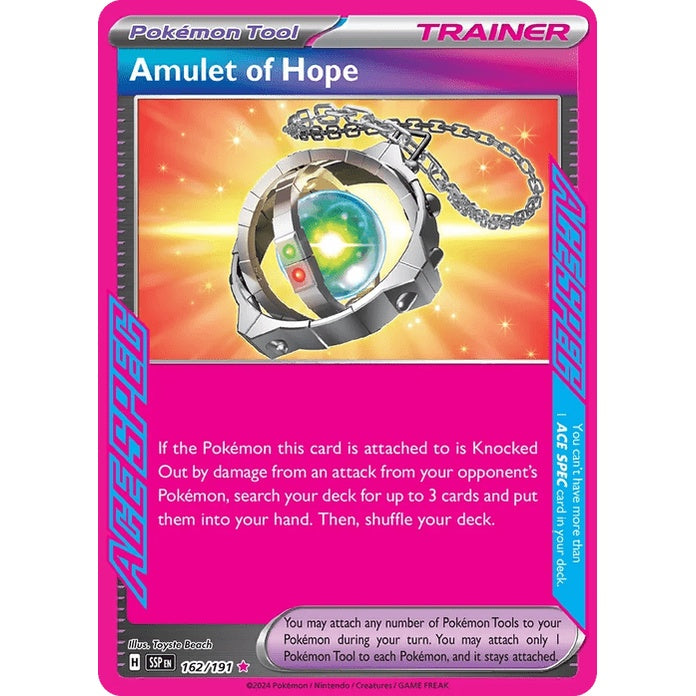 Amulet of Hope - Surging Sparks (ACE SPEC Rare) [SSP-162] English / Near Mint / Normal