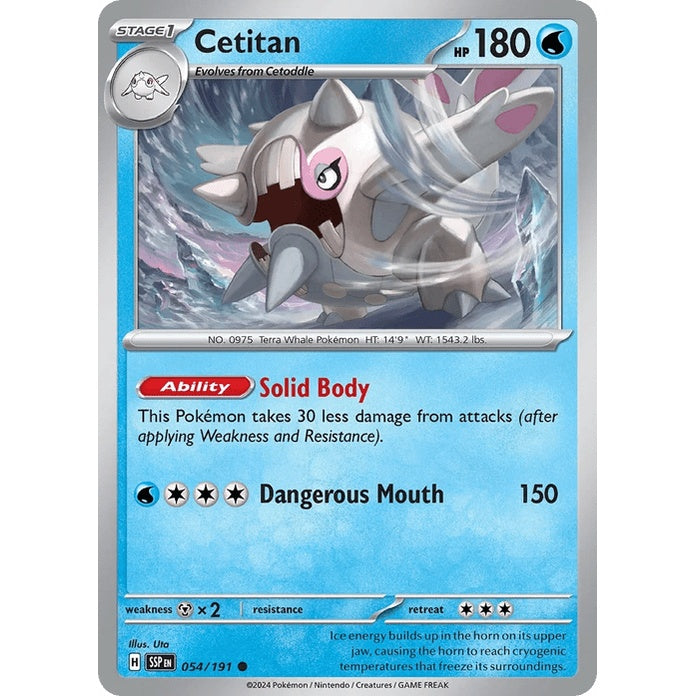 Cetitan - Surging Sparks (Common) [SSP-54] English / Near Mint / Normal