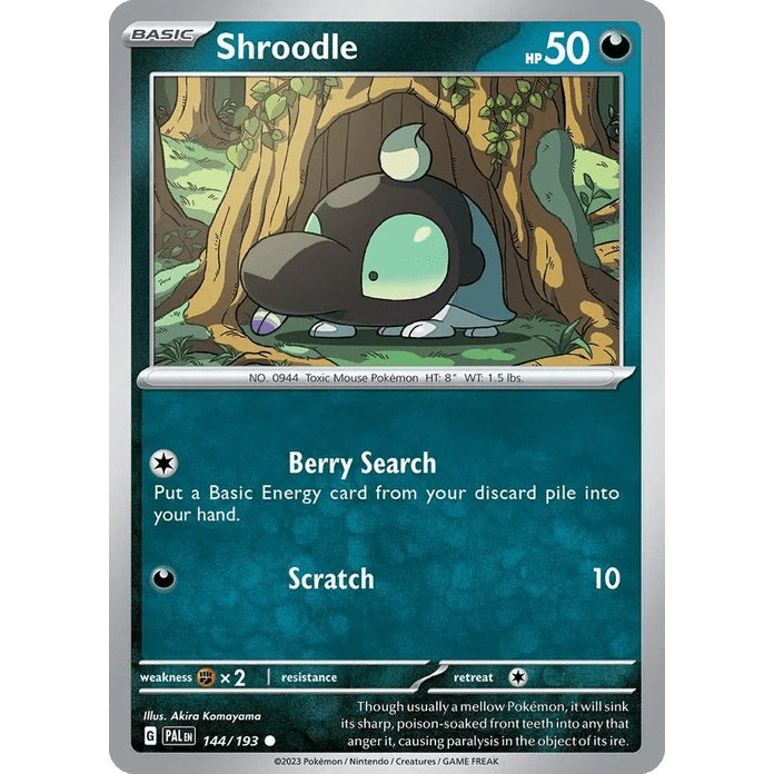 Shroodle - Paldea Evolved (Common) [PAL-144] English / Near Mint / Normal