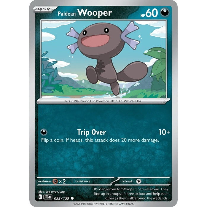 Paldean Wooper - Journey Together (Common) [JTG-93] English / Near Mint / Normal