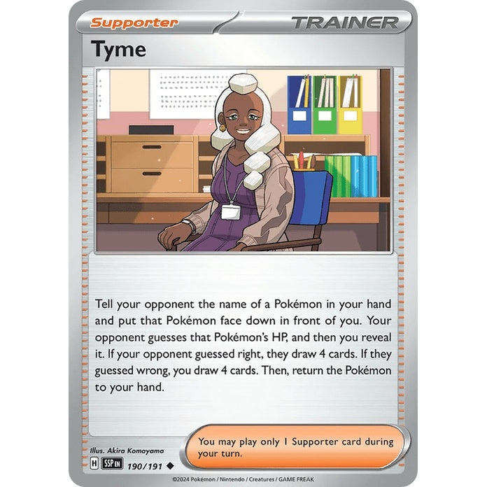 Tyme - Surging Sparks (Uncommon) [SSP-190] English / Near Mint / Normal