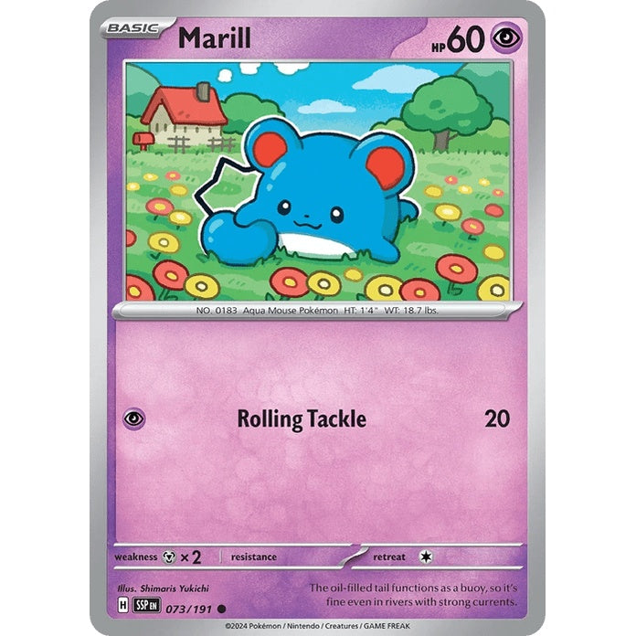 Marill - Surging Sparks (Common) [SSP-73] English / Near Mint / Normal