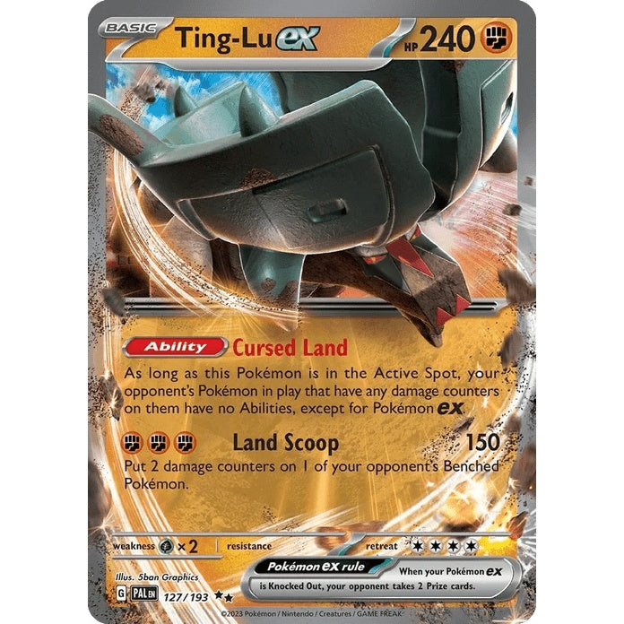 Ting-Lu ex - Paldea Evolved (Double Rare) [PAL-127] English / Near Mint / Normal