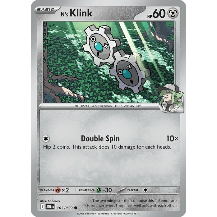N's Klink - Journey Together (Common) [JTG-103] English / Near Mint / Normal