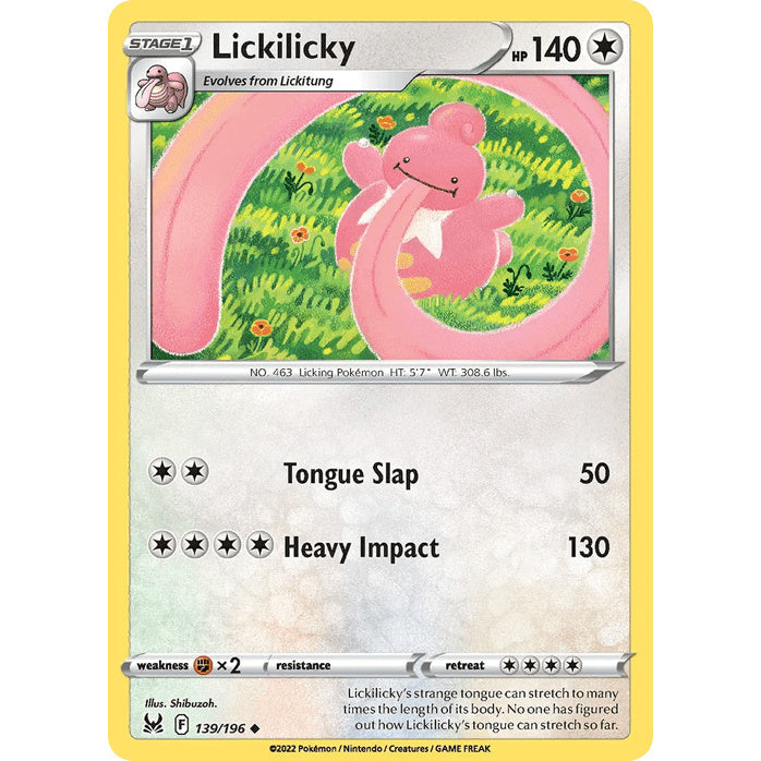 Lickilicky - Lost Origin (Uncommon) [LOR-139] English / Near Mint / Normal