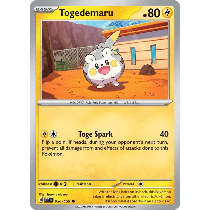 Togedemaru - Journey Together (Common) [JTG-50] English / Near Mint / Normal