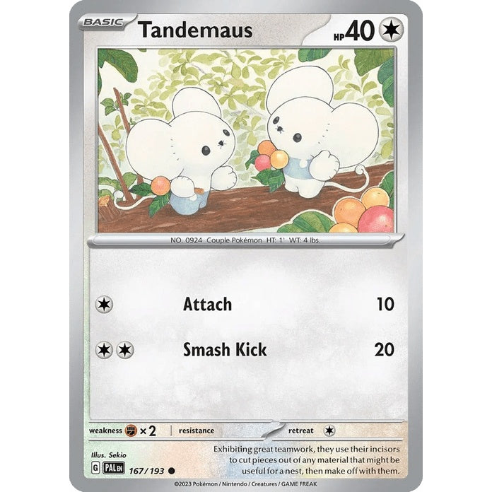 Tandemaus - Paldea Evolved (Common) [PAL-167] English / Near Mint / Normal