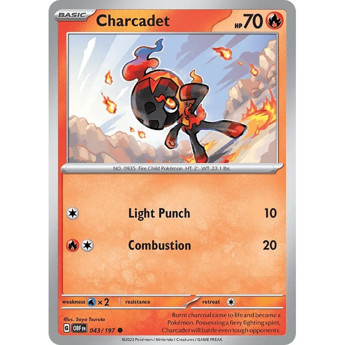 Charcadet - Obsidian Flames (Common) [OBF-43] English / Near Mint / Normal