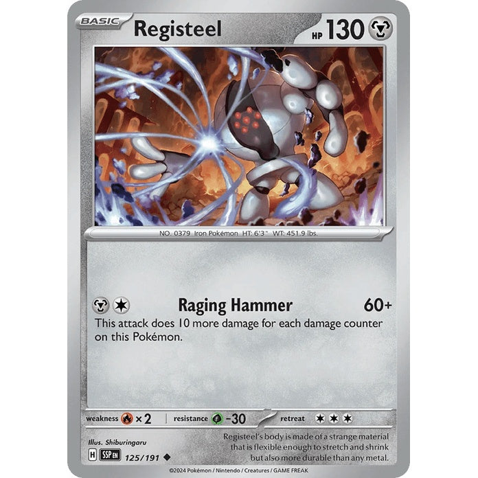 Registeel - Surging Sparks (Uncommon) [SSP-125] English / Near Mint / Normal