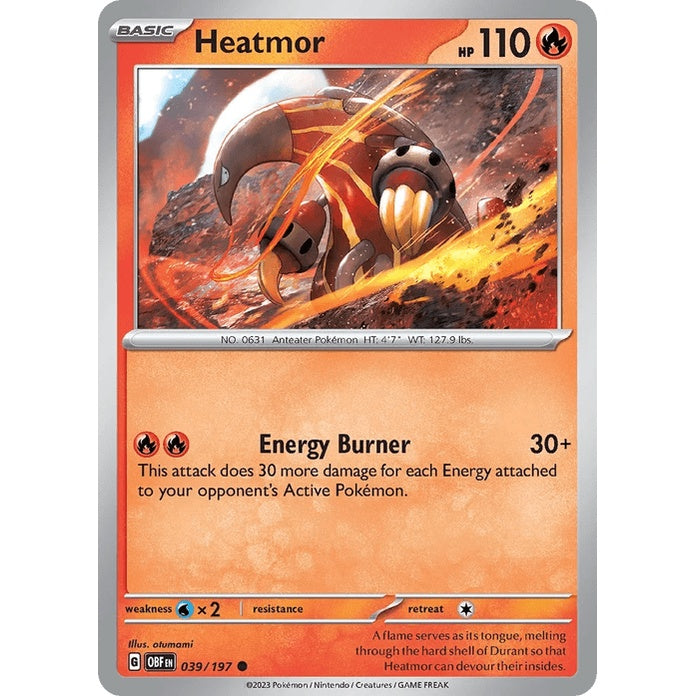 Heatmor - Obsidian Flames (Common) [OBF-39] English / Near Mint / Normal