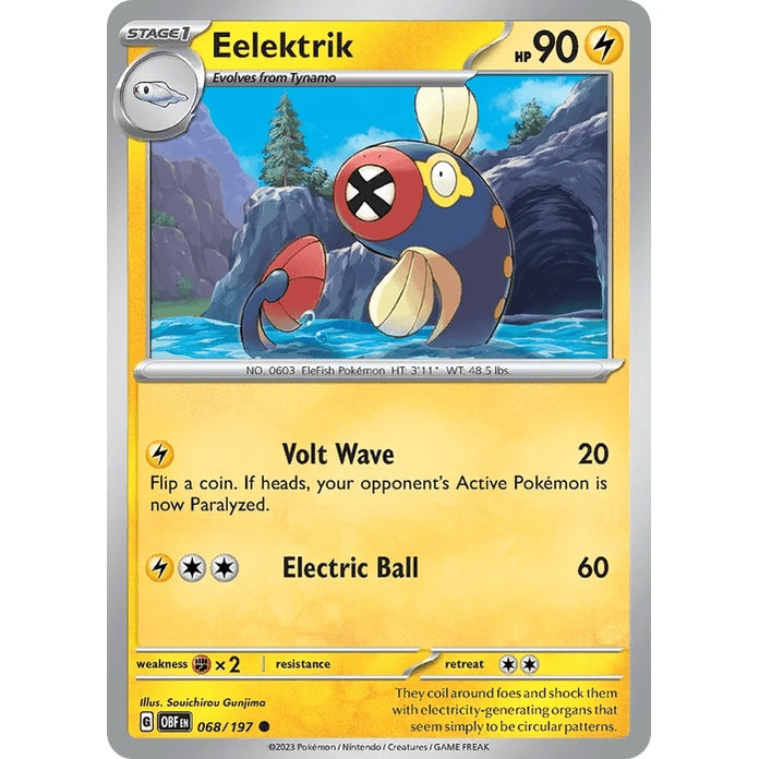 Eelektrik - Obsidian Flames (Common) [OBF-68] English / Near Mint / Normal