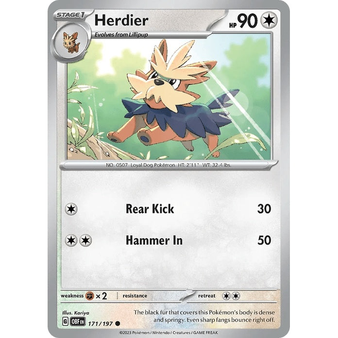 Herdier - Obsidian Flames (Common) [OBF-171] English / Near Mint / Normal