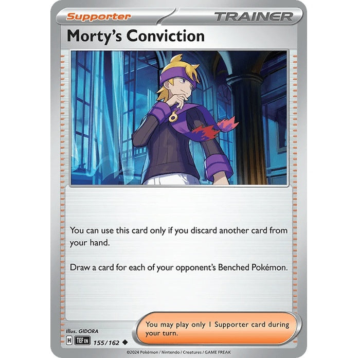 Morty's Conviction - Temporal Forces (Uncommon) [TEF-155] English / Near Mint / Normal
