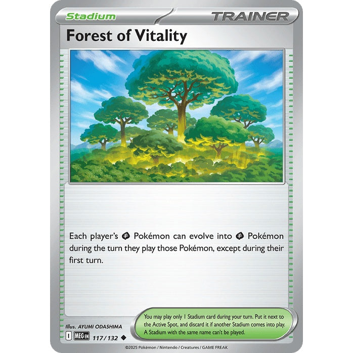 Forest of Vitality - Mega Evolution (Uncommon) [MEG-117] English / Near Mint / Normal