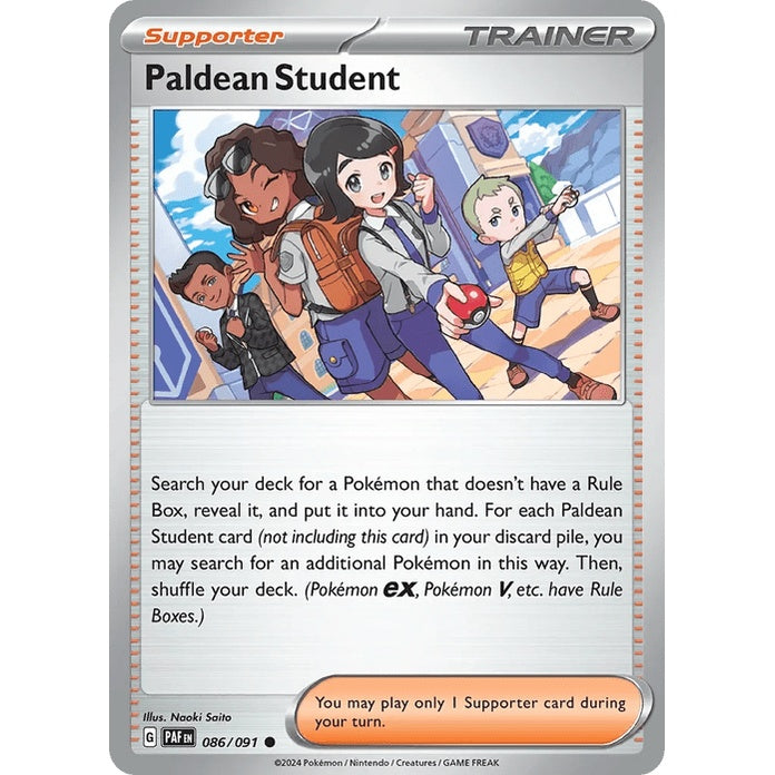 Paldean Student - Paldean Fates (Common) [PAF-86] English / Near Mint / Normal