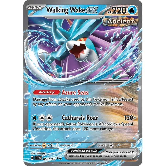 Walking Wake ex - Temporal Forces (Double Rare) [TEF-50] English / Near Mint / Normal