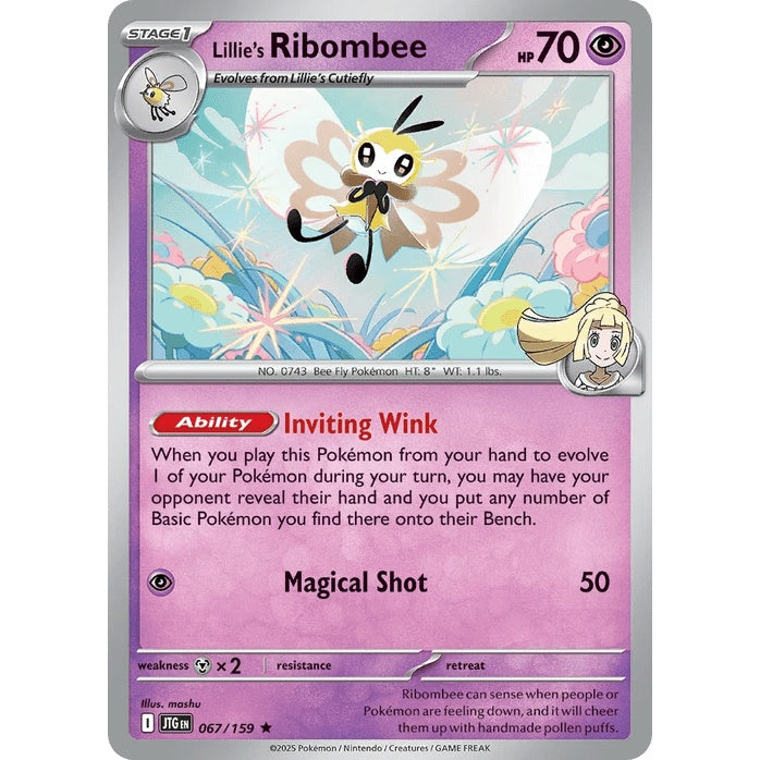 Lillie's Ribombee - Journey Together (Rare) [JTG-67] English / Near Mint / Normal
