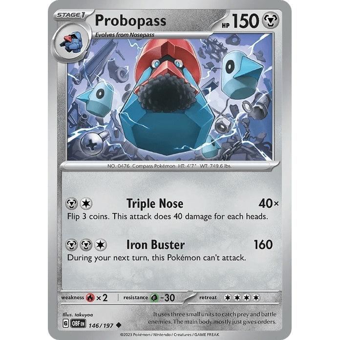 Probopass - Obsidian Flames (Uncommon) [OBF-146] English / Near Mint / Normal