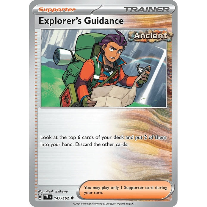 Explorer's Guidance - Temporal Forces (Uncommon) [TEF-147] English / Near Mint / Normal