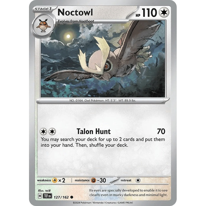 Noctowl - Temporal Forces (Common) [TEF-127] English / Near Mint / Normal