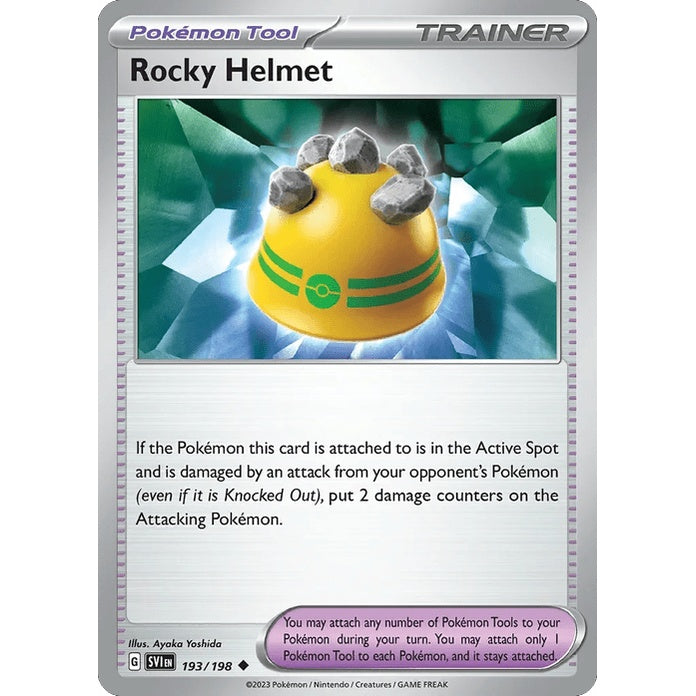 Rocky Helmet - Scarlet & Violet (Uncommon) [SVI-193] English / Near Mint / Normal