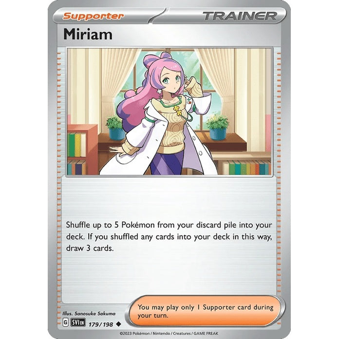 Miriam - Scarlet & Violet (Uncommon) [SVI-179] English / Near Mint / Normal