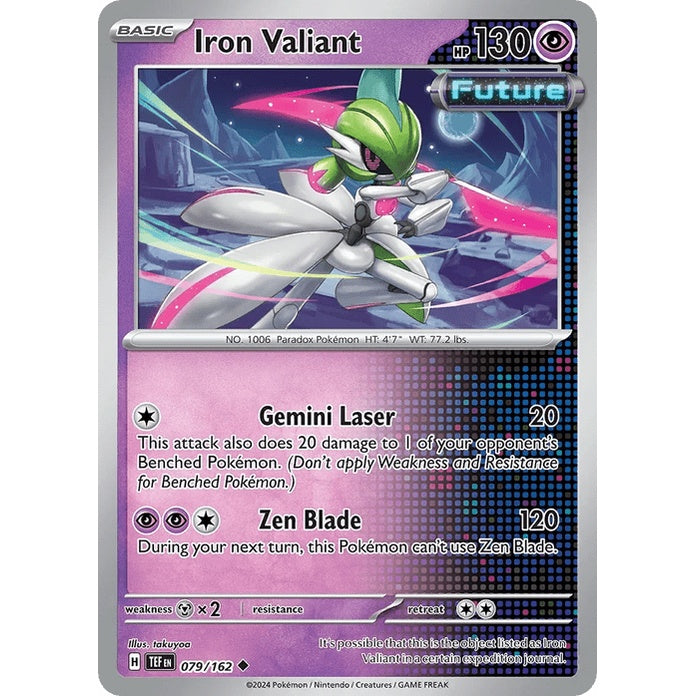 Iron Valiant - Temporal Forces (Uncommon) [TEF-79] English / Near Mint / Normal