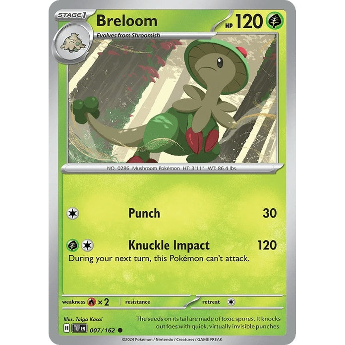 Breloom - Temporal Forces (Common) [TEF-7] English / Near Mint / Normal
