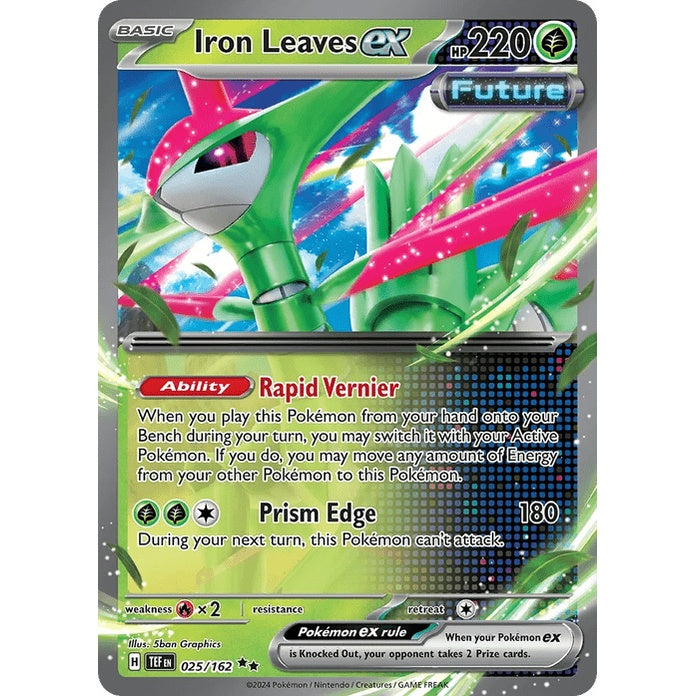 Iron Leaves ex - Temporal Forces (Double Rare) [TEF-25] English / Near Mint / Normal