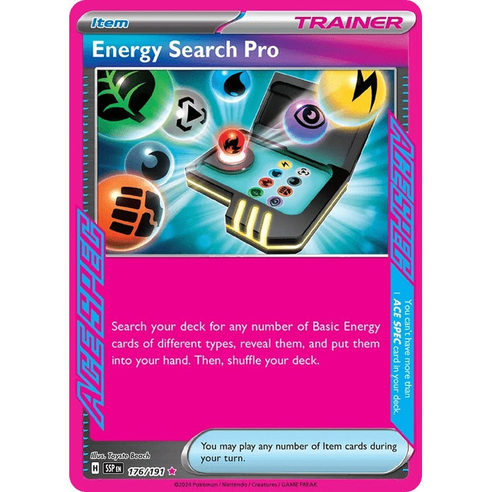 Energy Search Pro - Surging Sparks (ACE SPEC Rare) [SSP-176] English / Near Mint / Normal