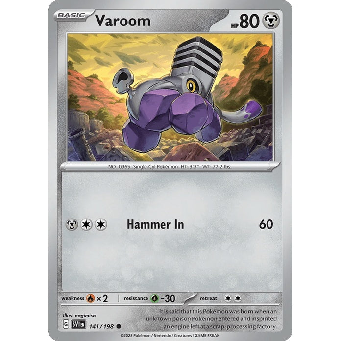 Varoom - Scarlet & Violet (Common) [SVI-141] English / Near Mint / Normal