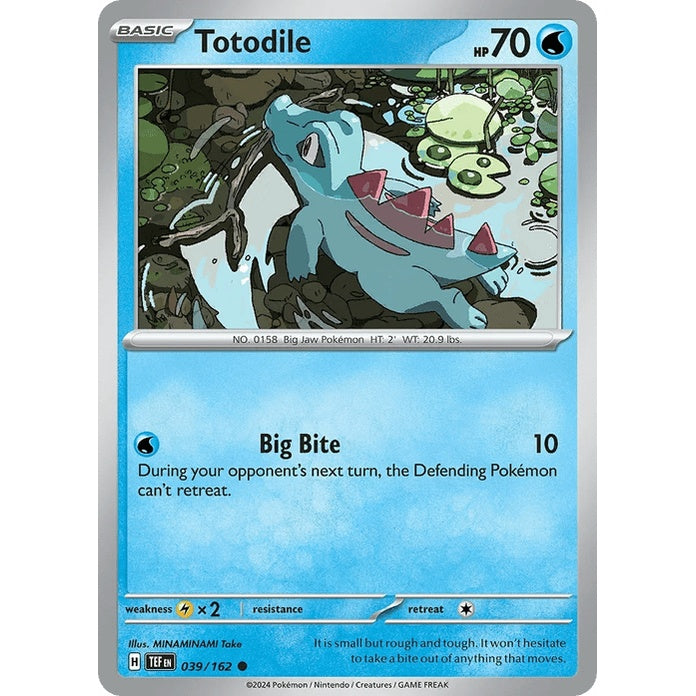 Totodile - Temporal Forces (Common) [TEF-39] English / Near Mint / Normal