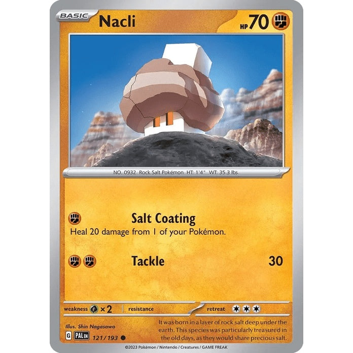 Nacli - Paldea Evolved (Common) [PAL-121] English / Near Mint / Normal
