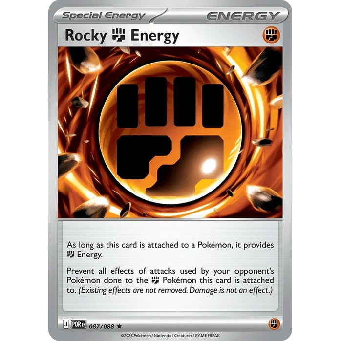 Rocky Fighting Energy - Perfect Order (Rare) [POR-87] English / Near Mint / Normal