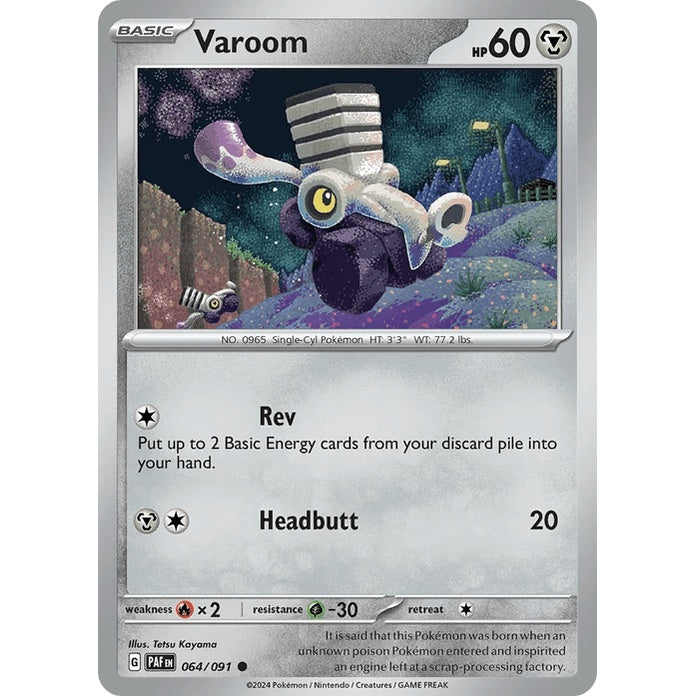 Varoom - Paldean Fates (Common) [PAF-64] English / Near Mint / Normal
