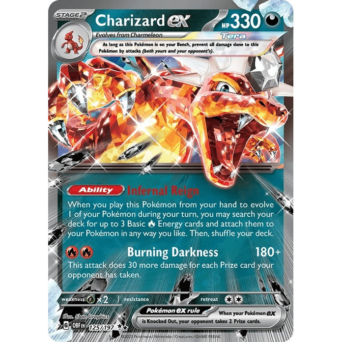 Charizard ex - Obsidian Flames (Double Rare) [OBF-125] English / Near Mint / Normal