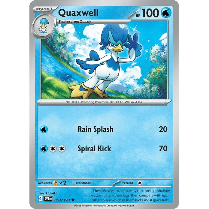 Quaxwell - Scarlet & Violet (Uncommon) [SVI-53] English / Near Mint / Normal